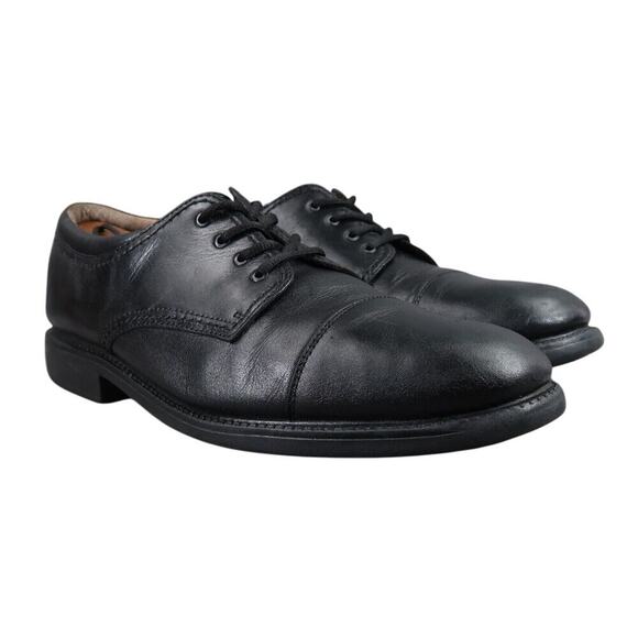 Dockers Shoes Mens 12 Oxford Derby Black Leather Gordon Classic Formal Cap Toe main image 7